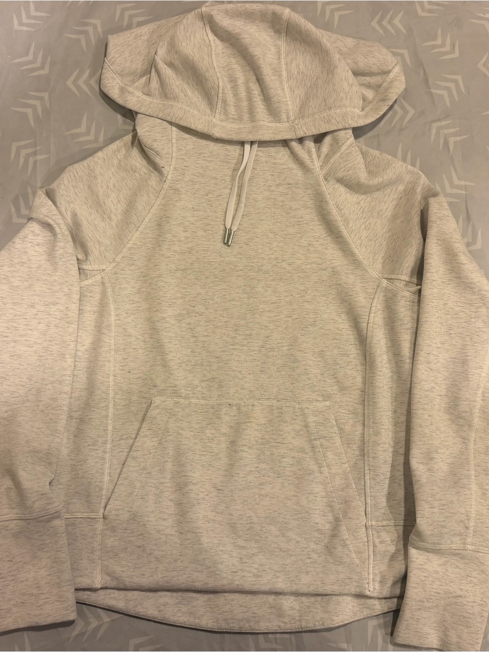 Athleta Light Heather Gray Women's Pullover Hoodie